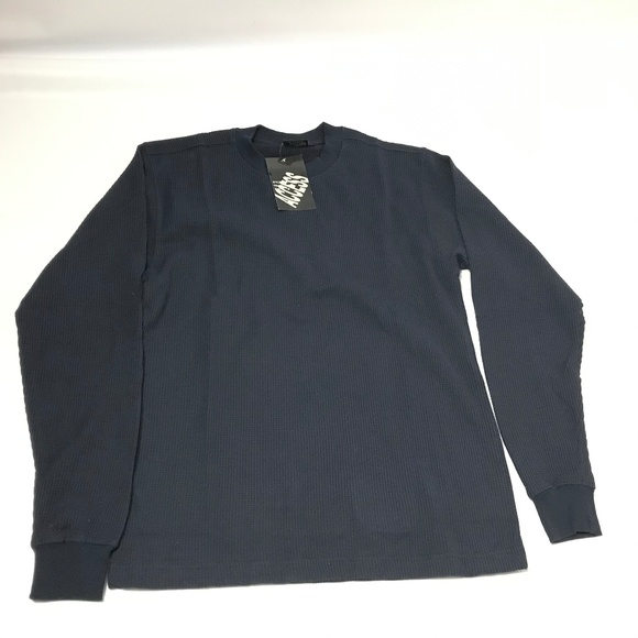 Access Men's Waffle Thermal Pullover Shirt Size M - Picture 1 of 4
